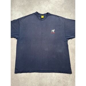 Big Dogs Shirt Mens 3XL Navy Blue Take Life With A Grain Of Salt Tequila Graphic